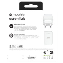ZAGG mophie essentials Netzteil 20W 1x USB-C wei ZAGG mophie essentials Netzteil 20W 1x USB-C wei