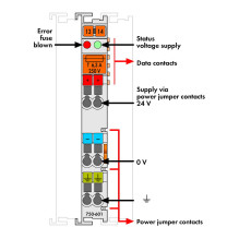 WAGO 750-601 Potentialeinspeisung 24VDC 12x16x100mm WAGO 750-601 Potentialeinspeisung 24VDC 12x16x100mm