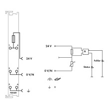 WAGO 750-601 Potentialeinspeisung 24VDC 12x16x100mm WAGO 750-601 Potentialeinspeisung 24VDC 12x16x100mm