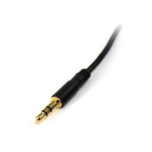 StarTech 3 pėdų plonas 3.5mm Stereo Audio Kabelis - M / M StarTech 3 pėdų plonas 3.5mm Stereo Audio Kabelis - M / M