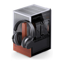 Jonsbo T6 PC Gehäuse, Mini-Tower, Mini-ITX, Tempered Glass, Holz - silber Jonsbo T6 PC Gehäuse, Mini-Tower, Mini-ITX, Tempered Glass, Holz - silber