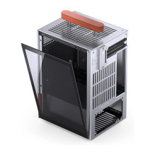 Jonsbo T6 PC Gehäuse, Mini-Tower, Mini-ITX, Tempered Glass, Holz - silber Jonsbo T6 PC Gehäuse, Mini-Tower, Mini-ITX, Tempered Glass, Holz - silber