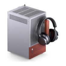 Jonsbo T6 PC Gehäuse, Mini-Tower, Mini-ITX, Tempered Glass, Holz - silber Jonsbo T6 PC Gehäuse, Mini-Tower, Mini-ITX, Tempered Glass, Holz - silber