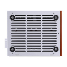 Jonsbo T6 PC Gehäuse, Mini-Tower, Mini-ITX, Tempered Glass, Holz - silber Jonsbo T6 PC Gehäuse, Mini-Tower, Mini-ITX, Tempered Glass, Holz - silber