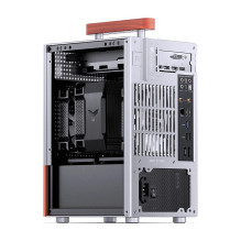 Jonsbo T6 PC Gehäuse, Mini-Tower, Mini-ITX, Tempered Glass, Holz - silber Jonsbo T6 PC Gehäuse, Mini-Tower, Mini-ITX, Tempered Glass, Holz - silber