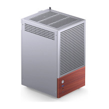 Jonsbo T6 PC Gehäuse, Mini-Tower, Mini-ITX, Tempered Glass, Holz - silber Jonsbo T6 PC Gehäuse, Mini-Tower, Mini-ITX, Tempered Glass, Holz - silber