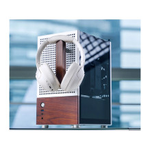 Jonsbo T6 PC Gehäuse, Mini-Tower, Mini-ITX, Tempered Glass, Holz - silber Jonsbo T6 PC Gehäuse, Mini-Tower, Mini-ITX, Tempered Glass, Holz - silber