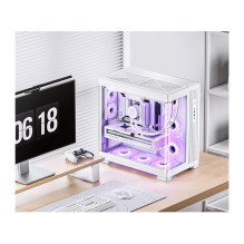 Jonsbo TK-4 Gehäuse, Midi-Tower, ATX, Tempered Glass - weiß Jonsbo TK-4 Gehäuse, Midi-Tower, ATX, Tempered Glass - weiß