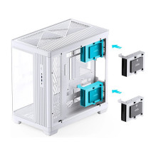 Jonsbo TK-4 Gehäuse, Midi-Tower, ATX, Tempered Glass - weiß Jonsbo TK-4 Gehäuse, Midi-Tower, ATX, Tempered Glass - weiß