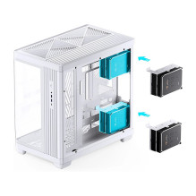 Jonsbo TK-4 Gehäuse, Midi-Tower, ATX, Tempered Glass - weiß Jonsbo TK-4 Gehäuse, Midi-Tower, ATX, Tempered Glass - weiß
