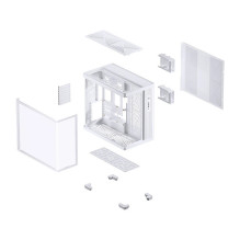 Jonsbo TK-4 Gehäuse, Midi-Tower, ATX, Tempered Glass - weiß Jonsbo TK-4 Gehäuse, Midi-Tower, ATX, Tempered Glass - weiß