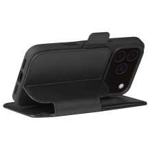 dbramante1928 Kopenhaga – Flip-Hlle fr Mobiltelefon – genarbtes Leder – Schwarz – fr Apple iPhone 17 Pro dbramante1928 Kopenhaga – Flip-Hlle fr Mobiltelefon – genarbtes Leder – Schwarz – fr Apple iPhone 17 Pro