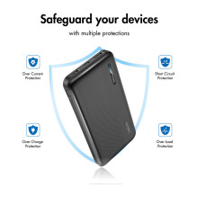 Logilink Mobile Power Bank, LiPo, 10.000 mAh, USB-C in / out, black Logilink Mobile Power Bank, LiPo, 10.000 mAh, USB-C in / out, black