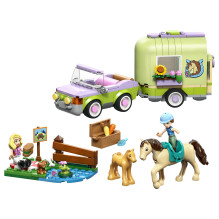 LEGO 42695 Draugai Arklys ir kumeliukas su arklio priekaba LEGO 42695 Draugai Arklys ir kumeliukas su arklio priekaba