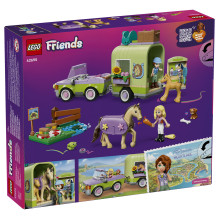 LEGO 42695 Draugai Arklys ir kumeliukas su arklio priekaba LEGO 42695 Draugai Arklys ir kumeliukas su arklio priekaba