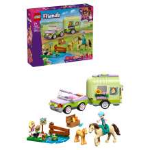 LEGO 42695 Draugai Arklys ir kumeliukas su arklio priekaba LEGO 42695 Draugai Arklys ir kumeliukas su arklio priekaba