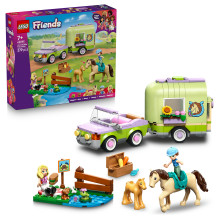 LEGO 42695 Draugai Arklys ir kumeliukas su arklio priekaba LEGO 42695 Draugai Arklys ir kumeliukas su arklio priekaba