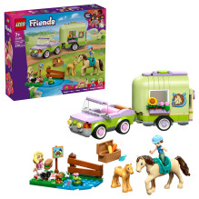 LEGO 42695 Draugai Arklys ir kumeliukas su arklio priekaba LEGO 42695 Draugai Arklys ir kumeliukas su arklio priekaba