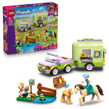 LEGO 42695 Draugai Arklys ir kumeliukas su arklio priekaba LEGO 42695 Draugai Arklys ir kumeliukas su arklio priekaba