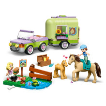 LEGO 42695 Draugai Arklys ir kumeliukas su arklio priekaba LEGO 42695 Draugai Arklys ir kumeliukas su arklio priekaba