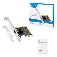 „Cudy PE10“ tinklo plokštė, vidinis Ethernet, 1000 Mbps „Cudy PE10“ tinklo plokštė, vidinis Ethernet, 1000 Mbps