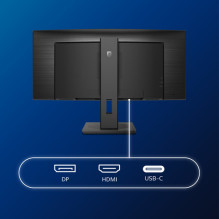 Philips B-Line 346B1C 34 Zoll UWQHD Curved VA LED 21:9 100 Hz Office Monitor
