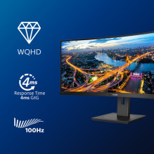 Philips B-Line 346B1C 34 Zoll UWQHD Curved VA LED 21:9 100 Hz Office Monitor