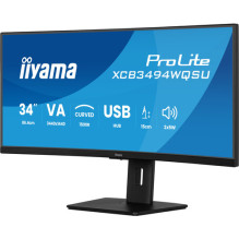 IIYAMA 86,7cm (34") XCB3494WQSU-B1 21:9 2xHDMI+DP+USB Kreivė IIYAMA 86,7cm (34") XCB3494WQSU-B1 21:9 2xHDMI+DP+USB Kreivė