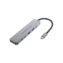 CONCEPTRONIC 6-1 dokas USB-C-HDMI / 2xUSB-A / 2xUSB-C / + 25cm gr CONCEPTRONIC 6-1 dokas USB-C-HDMI / 2xUSB-A / 2xUSB-C / + 25cm gr