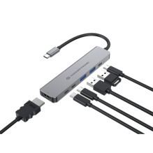 CONCEPTRONIC 6-1 Dock USB-C- HDMI / 2xUSB-A / 2xUSB-C / + 25cm gr CONCEPTRONIC 6-1 Dock USB-C- HDMI / 2xUSB-A / 2xUSB-C / + 25cm gr
