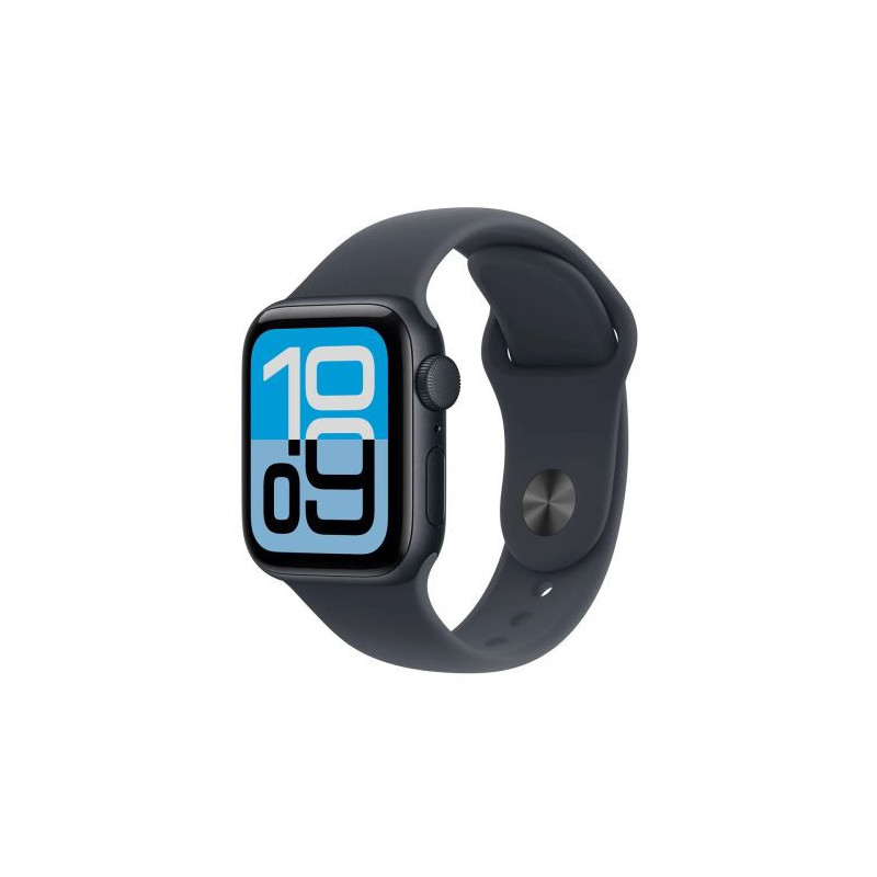 Apple Watch SE 3 (2025) GPS 40mm Midnight aliuminio korpusas, Midnight sportinė apyrankė M / L EU MEHC4