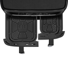 Tefal Easy Fry Dual XXL EY9428E0 fryer Double 11 L Stand-alone 2020 W Hot air fryer Black Tefal Easy Fry Dual XXL EY9428E0 fryer Double 11 L Stand-alone 2020 W Hot air fryer Black