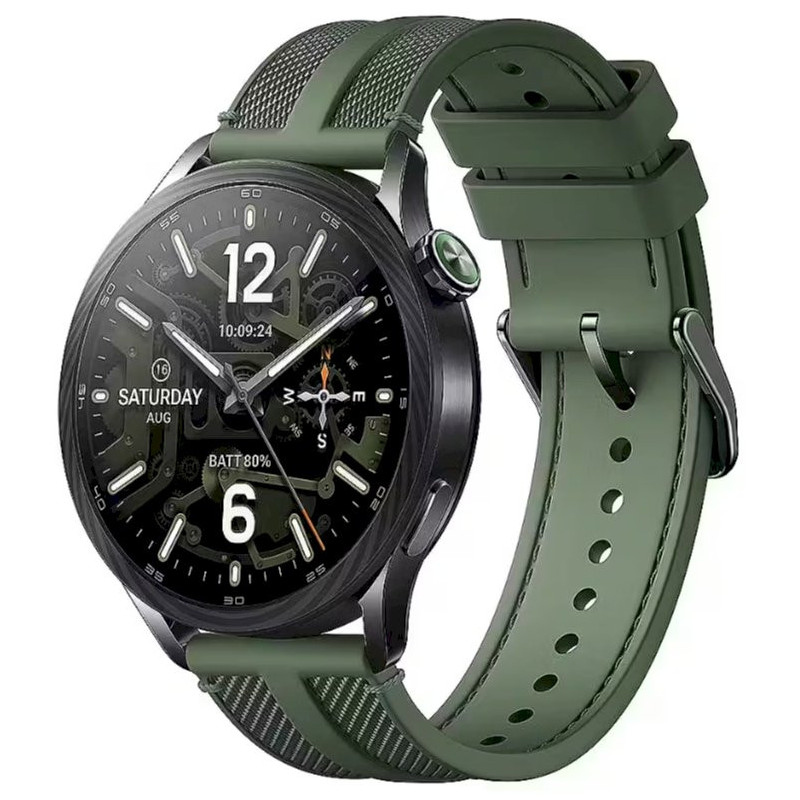 Xiaomi Laikrodis S5 46mm Smart laikrodis AMOLED 1,48" vandeniui atsparus džiunglių žalia (Atv. iepak.)