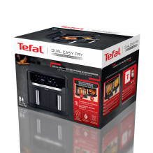Karšto oro gruzdintuvė - Tefal Easy Fry Dual XXL EY9428E0 11 l juoda