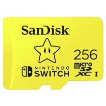 Atminties kortelė - SanDisk Nintendo Switch 256 GB geltona Atminties kortelė - SanDisk Nintendo Switch 256 GB geltona
