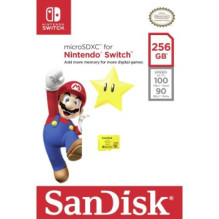 Atminties kortelė - SanDisk Nintendo Switch 256 GB geltona Atminties kortelė - SanDisk Nintendo Switch 256 GB geltona
