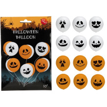 BALIONAI HALLOWEEN 22X25CM 12VNT BALIONAI HALLOWEEN 22X25CM 12VNT