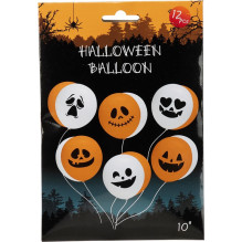 BALLOONS HALLOWEEN 22X25CM 12PCS BALLOONS HALLOWEEN 22X25CM 12PCS