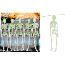 GARLAND SKELETONS PHOSPHORESCENT 152CM