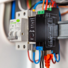 Shelly Home Shelly Relay "Pro 2PM" WLAN &amp; LAN Switch Actuator Max. 25A BT Measurement Function