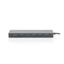 USB 3.0 SuperSpeed 7-portu aktīvs USB sadalītājs, alumīnijs USB 3.0 SuperSpeed 7-portu aktīvs USB sadalītājs, alumīnijs