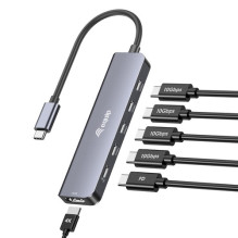 Dokstacija / replikatorius Equip 6in1 USB-C (133499)