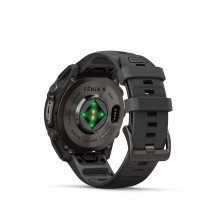 Garmin Fenix 9 - 47mm, Carbon Grey DLC Titanium with Black Silicone Band