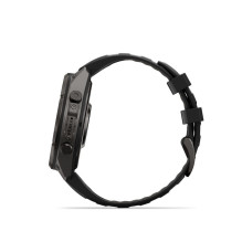 Garmin Fenix 9 Pro - 47mm Carbon Gray DLC Titanium with Black / Pebble Grey Silicone Band