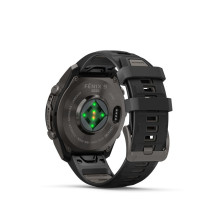 Garmin Fenix 9 Pro - inReach, 47mm Carbon Gray DLC Titanium with Black / Pebble Grey Silicone Band