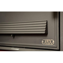 Fireplace ABX HELVETIA with a tiled base 7kW Fireplace ABX HELVETIA with a tiled base 7kW