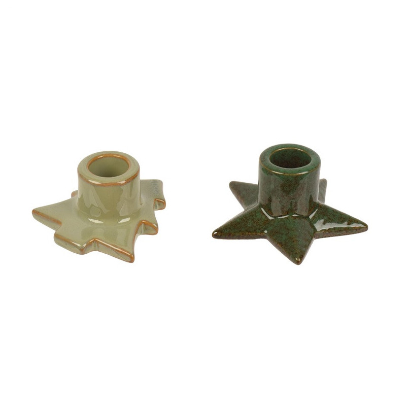 Žvakidė Decoris Glazed, porcelianas, 4.3 cm