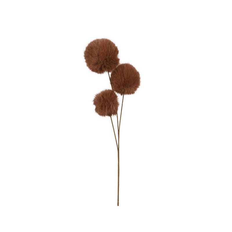 Dirbtinė šakelė Decoris Fur, ruda, 70 cm