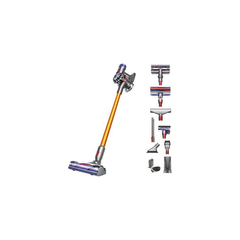 Dyson V8 Absolute (2023) cordless vacuum cleaner Nickel / Silver EU 476547-01 - ONLY BOX DAMAGE