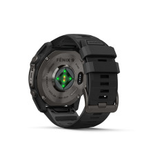 Garmin Fenix 9 - 51mm, Carbon Grey DLC Titanium with Black Silicone Band